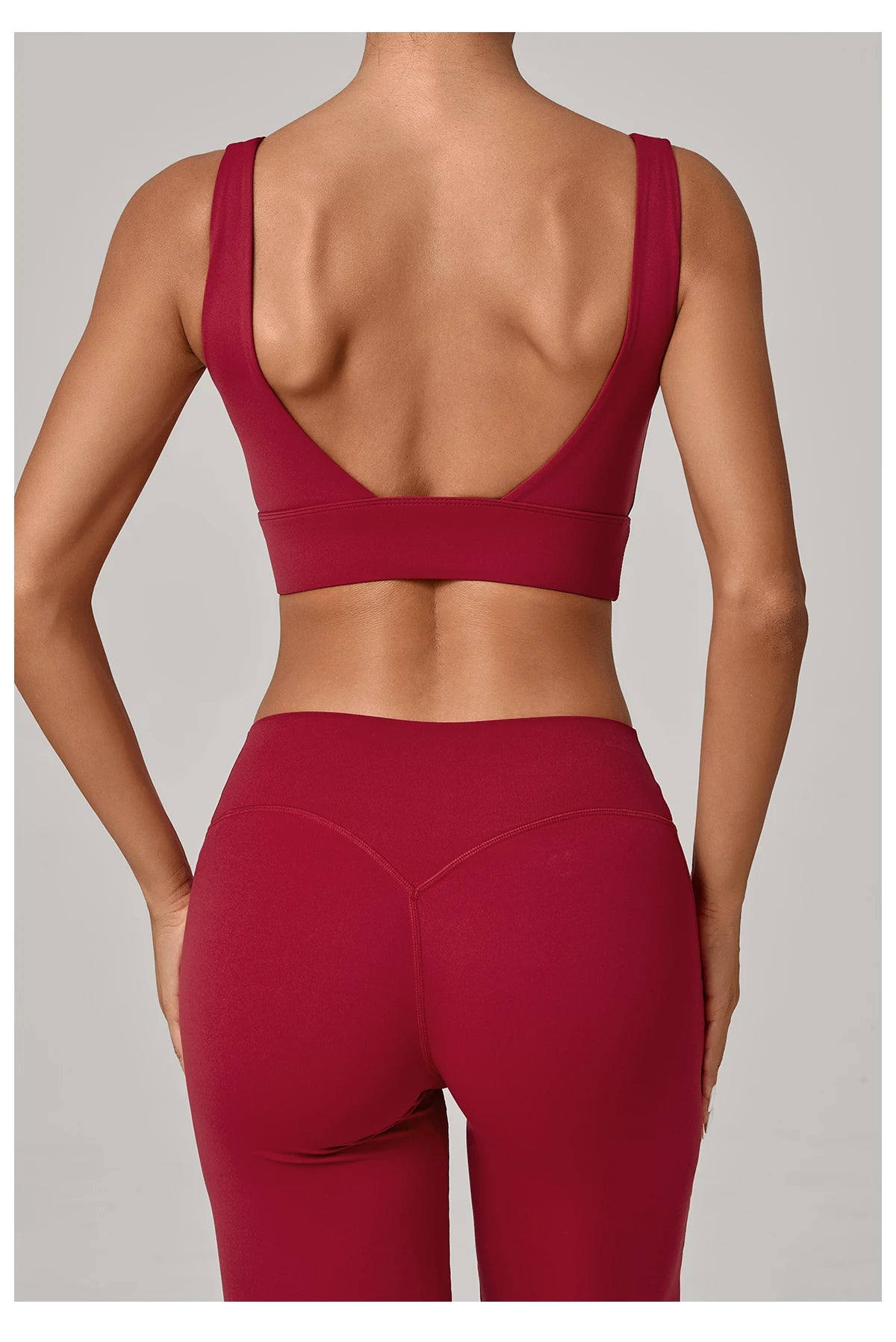 Running Sports Bra Women High Support Open Back Yoga Breathable Slim Fit Fitness Pilates Tank Top With Removable Pads