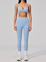 Breathable Quick Drying Yoga Set for Women Beauty Back Sports Bra High Waist Leggings Fitness Suit Outwear Gym Running Tracksuit
