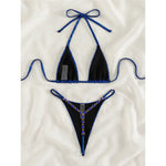 Sexy Diamond Extreme String Mini Micro Bikini Women Swimwear Female Swimsuit Two-piece Bikini set Bather Bathing Suit Swim V5180