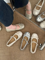 Butterfly-knot Women Ballet Mary Jane Shoes Fashion Mix Colors Internal Elevation Shoes Ladies Spring Autumn Concise Footwear