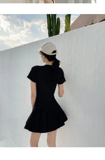 One Piece Swimsuit Skirt Style Plus Size Slimming and Belly Covering Style Hot Spring Bikini Swimsuit for Women
