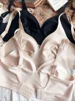 Summer Thin Cup Women Seamless Underwear Sexy Push Up Bra French Ice Silk Comfort Breathable Bralette Intimates Japan Lingerie