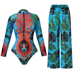 One Piece Sun Protection Swimwear 2026 Women Long Sleeved Print Swimsuit Female Sports Bathers Swimming Bodysuit Beach купальни