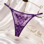 Thin Sexy Girls G String Thong Panties Women Briefs Flower Hollow Out Transparent Underwear Female Lingerie