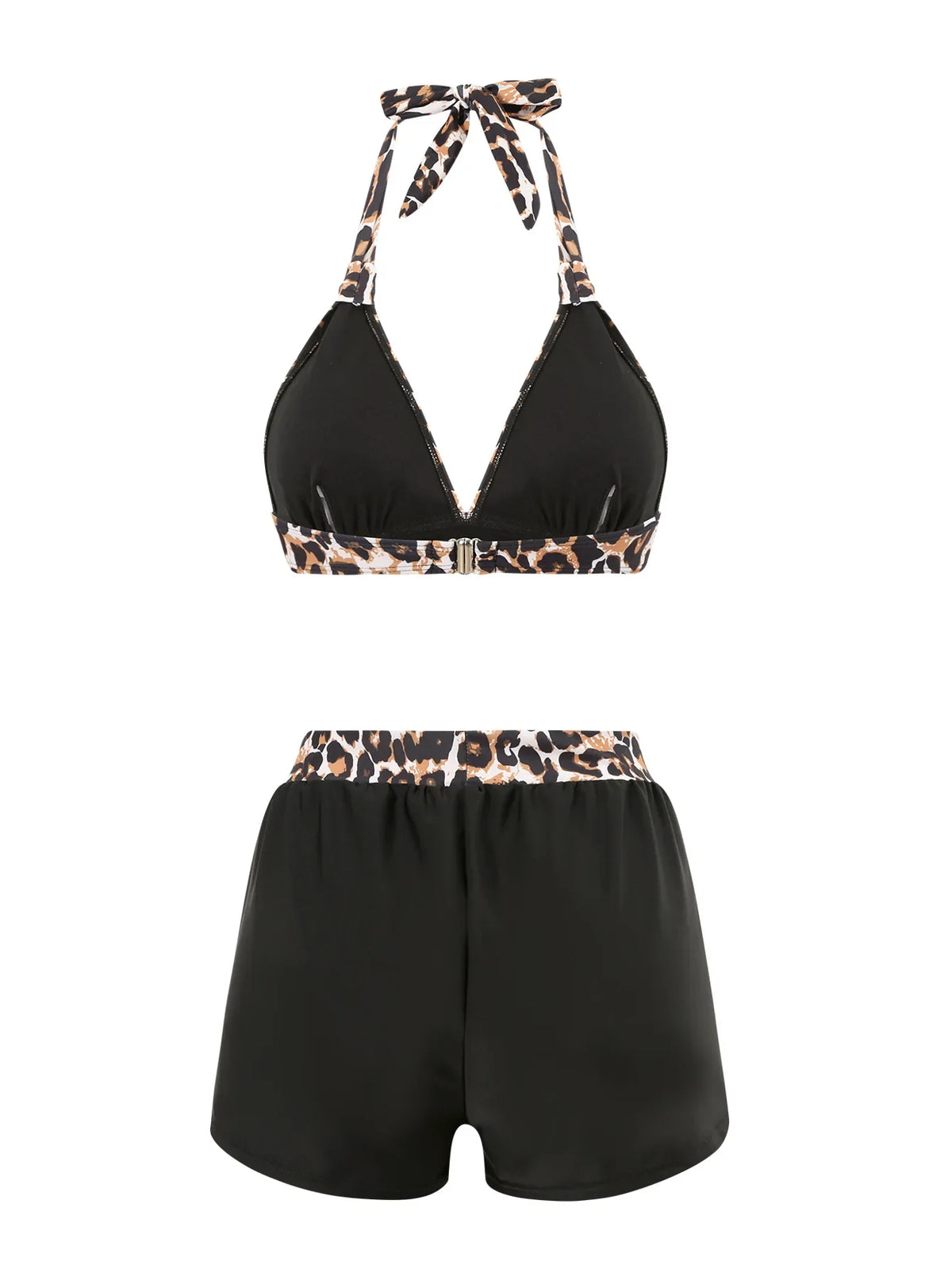 Sexy High Waist Bikini Shorts 2026 Women Swimsuit Two Piece Swimwear Female Bikinis Set Leopard Bathing Suits Brazilian Biquini