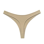 Ice Silk Women Panties Sexy G String Thong Seamless Underwear Candy Color T Back Girls Briefs Leopard Underpants Plus Size S-XL
