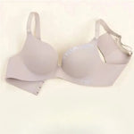Women Print Seamless Bra Sexy Lingerie Floral Push Up Bras One-Piece Underwear 2026 Bralette No Steel Rings Gather Brassiere