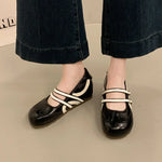 Women's Retro Elegant Shallow Mouth Casual Wedge Heel Mary Jane ShoesAutumn New Fashion Versatile Comfortable Single Shoes