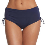 Bathing Suit Board Shorts Women Swim Shorts V Cut Drawstring Bikini Swimsuit Bottom Adjustable Ruched Side Boyshorts