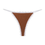Lace Cotton Panties Sexy Women Briefs Underwear Thong Soft G StringIntimates Ladies Female Panty Lingerie
