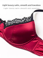 French Thin Cup Lingerie Set Sexy Lace Push Up Bra Fashion Women Silk Fabric Underwear High Quality Intimates Bras and Panties