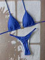 Sexy Metal Starfish Bikini Set Women Yellow Blue Push Up Bra Thong Swimsuit 2026 Summer Bathig Suit Bandage Holiday Swimwear