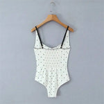 Sexy polka dot camisole for women, 2026 spring/summer design, slim-fit outerwear bodysuit JOXC