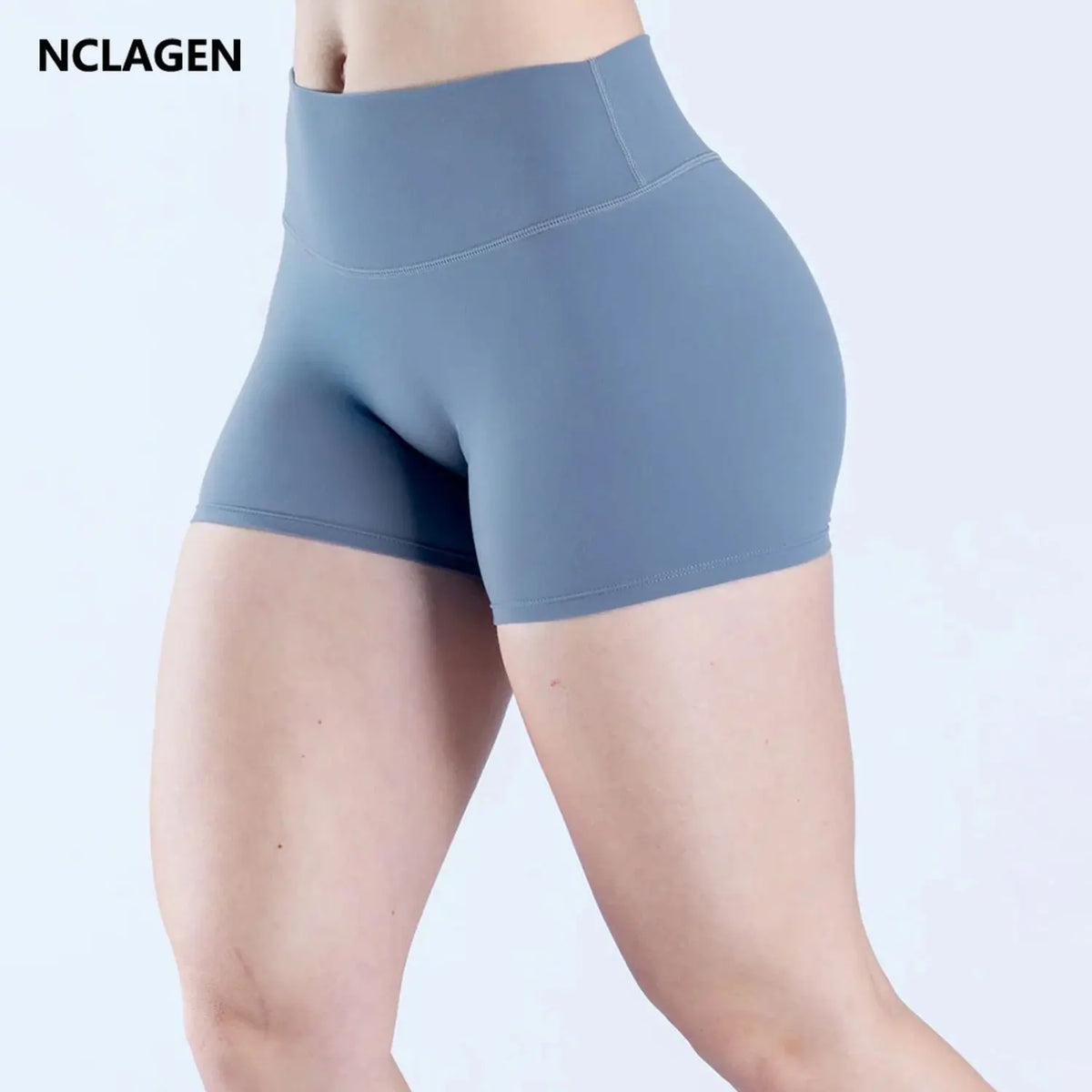 Nclagen Women's Gym Shorts Pilates Yoga Activewear Workout Clothes Sports Fitness Sportswear Running Leggings Biker Short