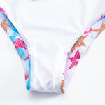 2026 Printed Zipper Swimsuit One Piece Sexy Swimwear Women Floral Bathers Bathing Swimming Swim Suit Female Beachwear