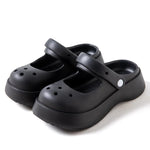 Fashion Mary Jane Garden Shoes Woman Platform Slippers Cute DIY Thick Sole Girls Summer Indoor Beach Slides Ladies Footwear