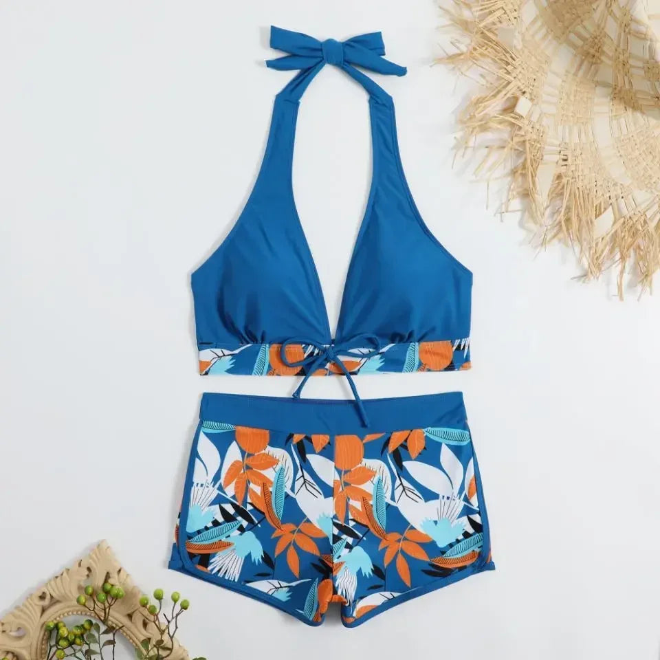 Sexy High Waist Bikini Shorts 2026 Women Swimsuit Two Piece Swimwear Female Bikinis Set Sports Bathing Suits Brazilian Biquini
