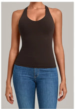 Women's Seamless Yoga Vest Sports Fitness Gym Beauty Back Top Nude Slim Fit Training Running Workout Vest