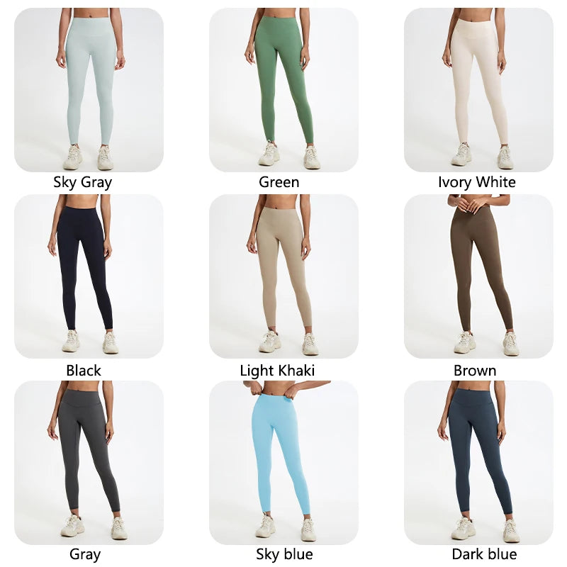 Hearuisavy Summer Ultra-Soft Fabrics High Waist Gym Quick-Dry Yoga Pants Running Workout Pants Push Up Sports Leggings Women