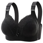 Womens Lace Bras Ultra-Thin Perspective Bralette Deep V Bra Sexy Lingerie Tops Plus SizeCup Mom's underwear active bra
