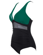 2024 Sexy One Piece Swimsuit Women Mesh Strappy Plunge Swimwear Tummy Control Bathing Suits Beach Wear Monokini Swimming Suit
