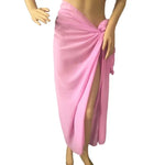 Women's Beach Long Skirt Chiffon Swimsuit Coverups Summer Bikini Wrap Sheer Scarf for Swimwear Cover Ups Sexy Bikini Wrap Shawls