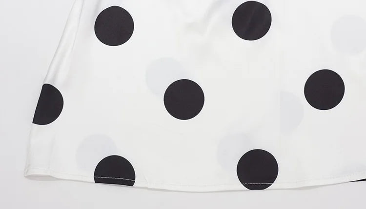 Ahagaga Sexy Slim Mini Dresses Women Polka Dot Print Halter Neck Sleeveless Backless A-Line Casual Vacation Zipper Vestidos