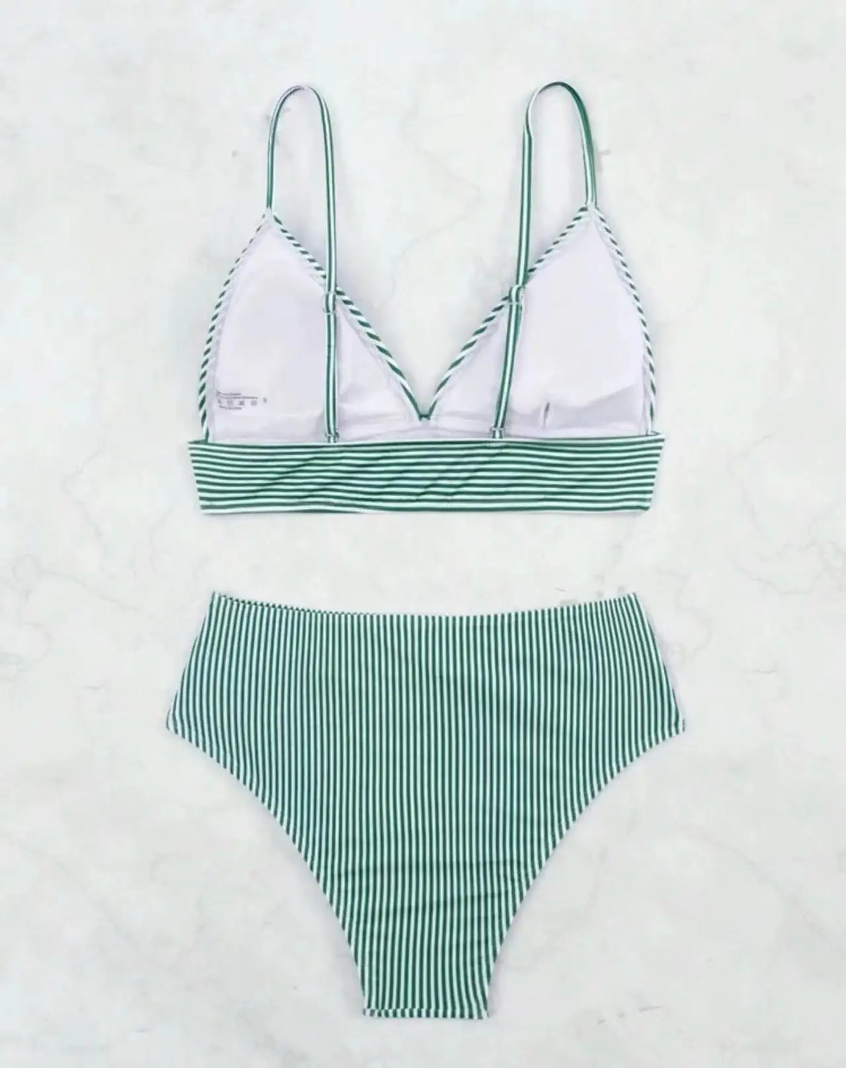 2026 Triangle Bikinis High Waist Strappy Swimsuit Women Sexy Striped Swimwear Female Bathers Swimming Bathing Swimming Swim Suit