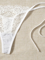 2pcs Low Waist Lace Thong For Women Sexy Panties Comfortable Underwear Female Underpants Lingerie C847