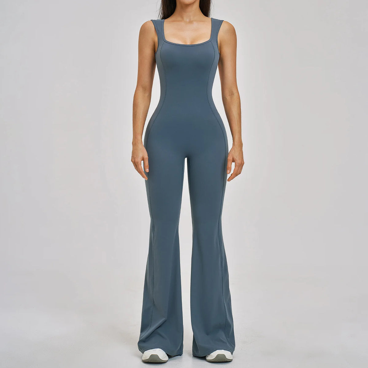 Slimming Yoga Jumpsuits Women Hollow Out Ruffles Backless Sportswear Fitness Back Hip-Lifting Leggings One-Piece Gym Bodysuits