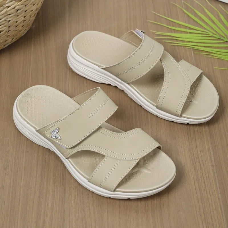 Fashion Ladies Wedge Heel Platform Women Summer Outdoor Low Heels Slipper Shoesfor womenladies shoes