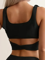 Women Sexy Black Bikini Set Push Up Bathing Suits Swimwear Tie High Waist Swimsuit Two Pieces Swimming Suit Beachwear Biquini