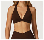 Sexy Gym Top Women Sports Bra Running Back Cross Push Up Yoga Bra Breathable Sports Underwear Women Fitness Workout Top Women