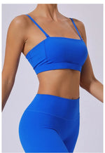 Women Yoga Bra Removable Shoulder Strap Anti-Slip Bra Wrap Chest Dual-Use Sports Yoga Wear Outside Running Fitness Top