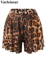 S - XXL New Sexy With Shorts Leopard Long Sleeve One Piece Swimsuit Women Swimwear Female Padded Bather Bathing Suit Swim V7348