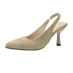 2026 Summer Sandals Women Fashion Pointy Shallow MouthBack Air Anti-slip Wear Heels