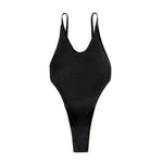 One-piece Bikini Women Sexy Monokini Sleeveless V-Neck Swimsuit Backless Design Figure-Enhancing Fit