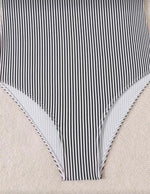 2026 Strappy Swimsuit One Piece Sexy Striped Ruffle Swimwear Women Bathers Bathing Swimming Swim Suit Padded Beachwear Summer