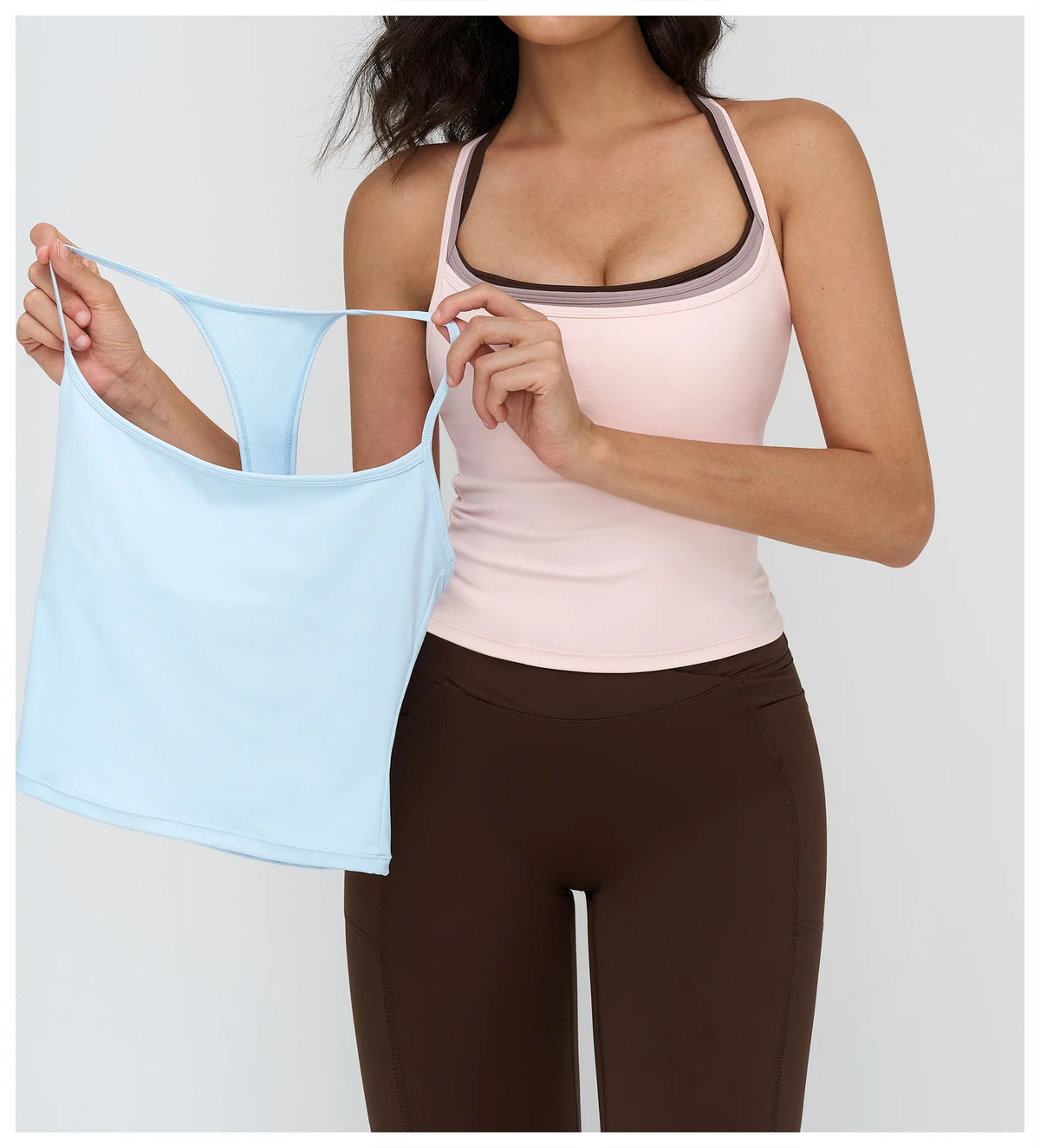 High Summer Fitness Bra Workout Top Gym Underwear Fitness Sports Bra Athletic Sport Bra Women Backless Push Up Gym Yoga Crop Top