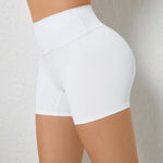 Yoga Shorts Gym Sports Shorts Women High Waist Workout Fitness Short Leggings Running Cycling Tight Soft Sportswear