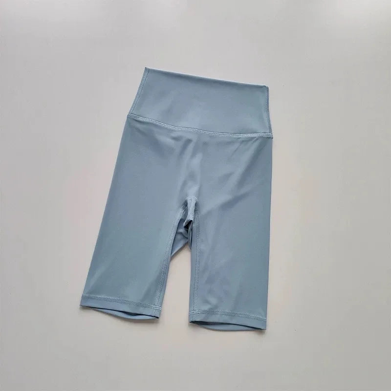 Women's High-Quality Yoga Exercise Shorts Quick Drying Nude Sports Running Fitness Shorts for Active Women