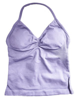 Longline Gym Top Women Clothes Sports Shirts Yoga Crop Top Vest Sports Bra Padded Halter Fitness Backless Workout Tank Top Woman