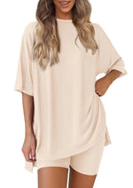 Plus Size 3XL Sleepwear Summer New Fashion Casual Loose Women Pajama Set Pijamas Feminino Women Pajamas Set Pijamas De Mujer