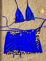 XS - L Doulbe Side Wearable Reversible Bikini Women Swimwear Female Swimsuit Three-pieces Bikini Set Ruffled Bathing Suit Swim