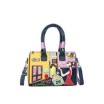 PU New Personality Stylish Shoulder Bags Design Patchwork Zipper 2025 Hot Sale Women's Bags Retro High Quality Women's Bags