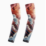 Ice Silk Tattoo Sleeve Men Women Summer Tattoo Sleeve UV Solar Arm Covers Cycling Cuff Quick Drying Cool Anti-Sunburn Arm Sleeve