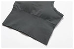 Women Tops Breathable Sports Bra Absorb Sweat Shockproof Padded Gym Clothes Running Fitness Seamless Yoga Sports Bra Underwear