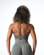 Embrace Seamless Sports Bra Women Backless Gym Bra Tops Padded Yoga Bras Push Up Running Sports Bras Workout Bralette Sportswear