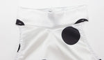 Ahagaga Sexy Slim Mini Dresses Women Polka Dot Print Halter Neck Sleeveless Backless A-Line Casual Vacation Zipper Vestidos