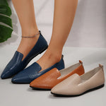 Summer Large Size 43 Women Shoes 2025 Simple Lightweight Flat Shoes Women Pointed Non Slip Soft Sole Casual Shoes Women Loafers